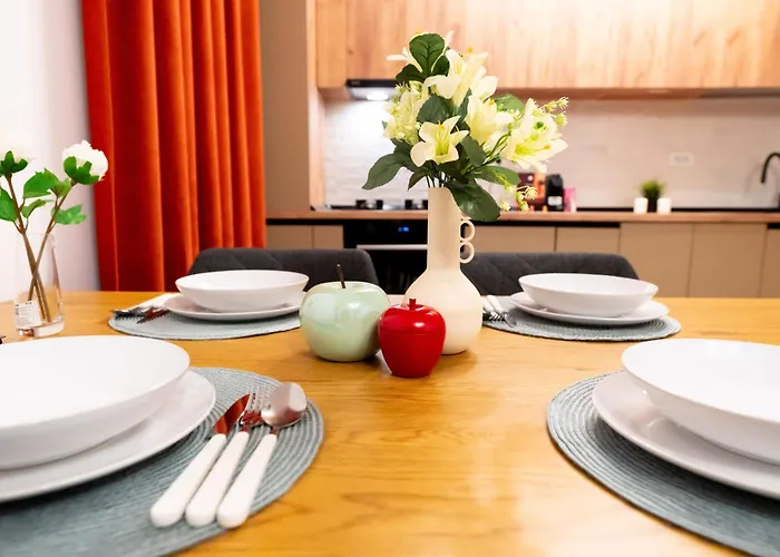 דירה Soni Exclusive 342 Plaza With Private Parking & Self Check-in בוקרשט
